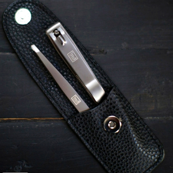 Haus of Steel Men's Nail Clipper & Tweezer 3-piece - Picture 1 of 8
